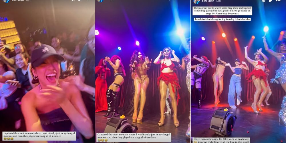 Aiah of BINI overjoyed to dance 'Salamin, Salamin' with local drag queens: ‘I love this community’