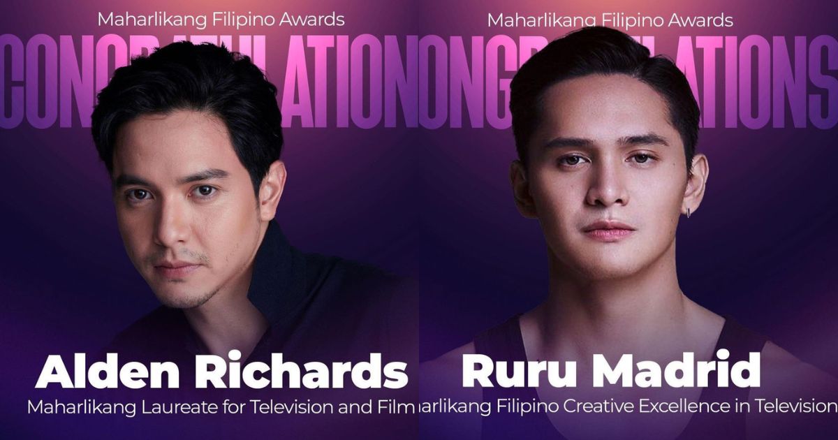 Alden Richards, Ruru Madrid, more Kapuso stars win at Maharlikang Filipino Awards