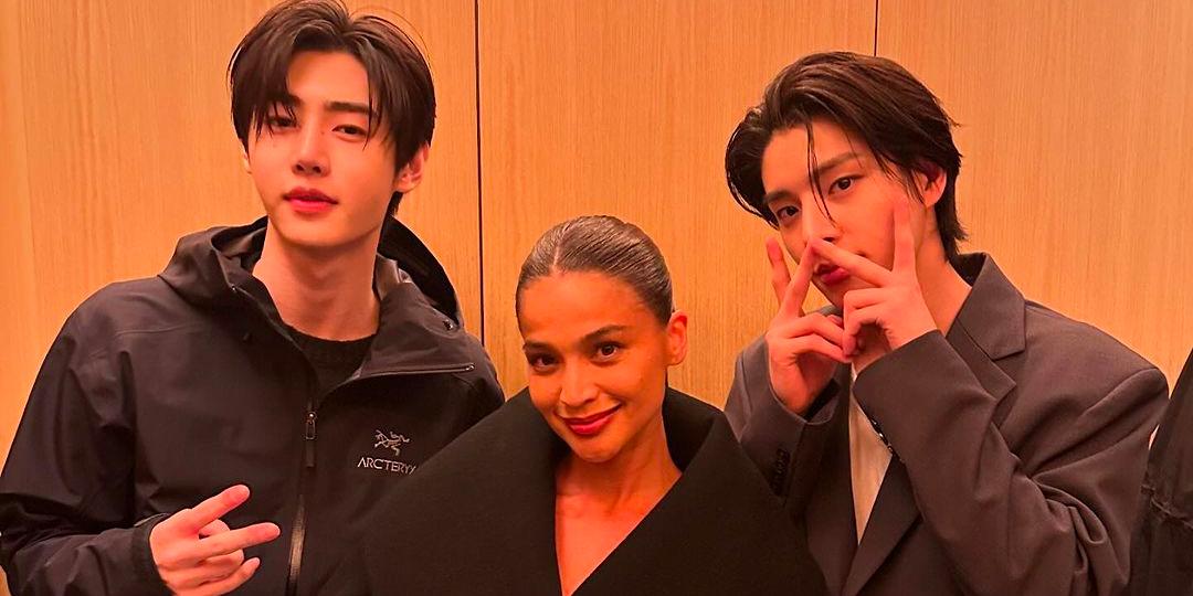 Anne Curtis meets ENHYPEN’s Jake and Sunghoon in the elevator