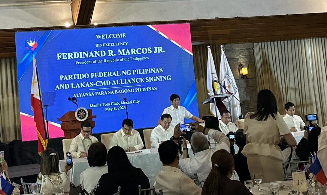 Marcos highlights unity as PFP, Lakas-CMD ink alliance pact