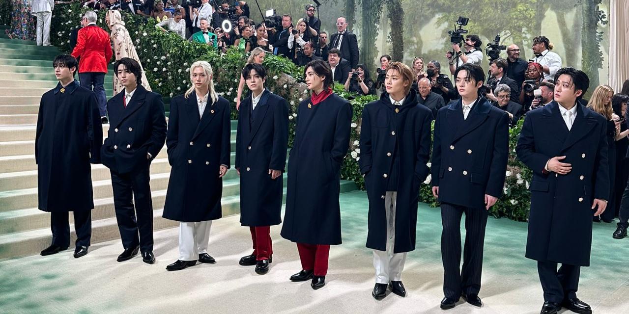 Stray Kids make their Met Gala debut in dapper suits