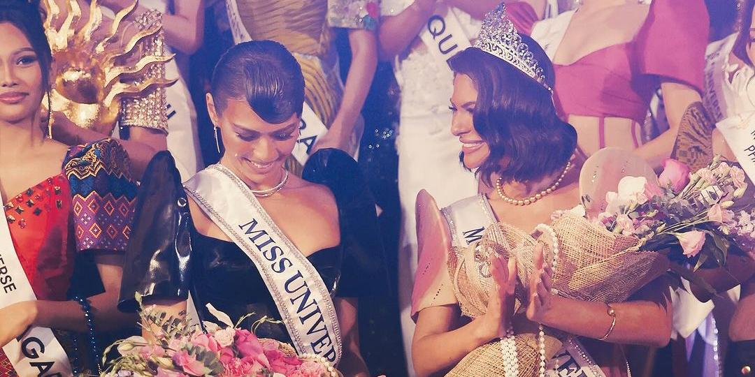 Michelle Dee reunites with Miss Universe 2023 Sheynnis Palacios
