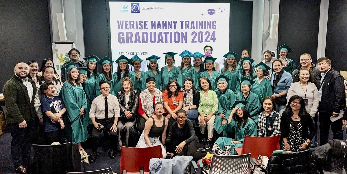 18 Filipino household workers in New York graduate from nanny training program