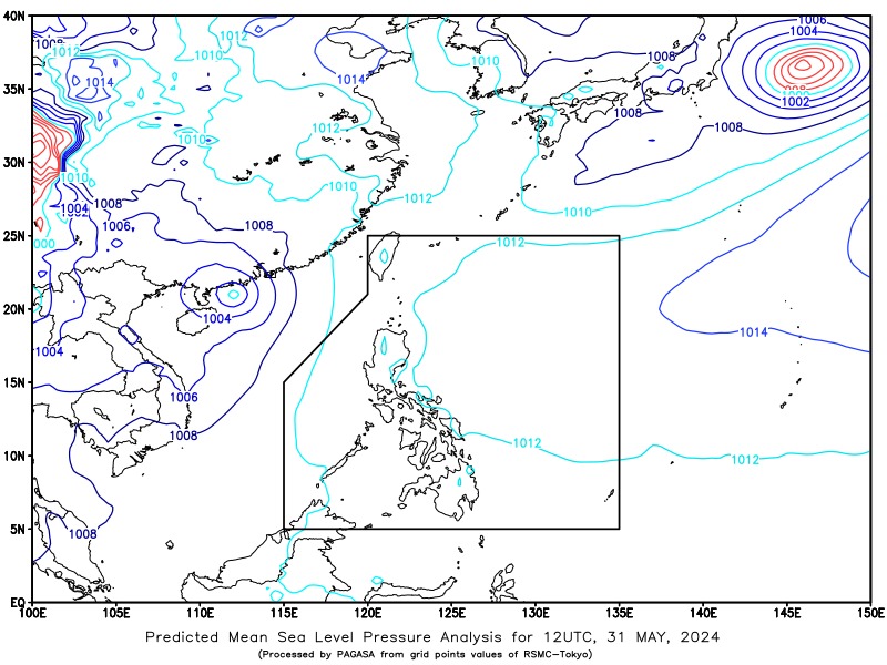Tropical depression may enter PAR Sunday, affect extreme Northern Luzon