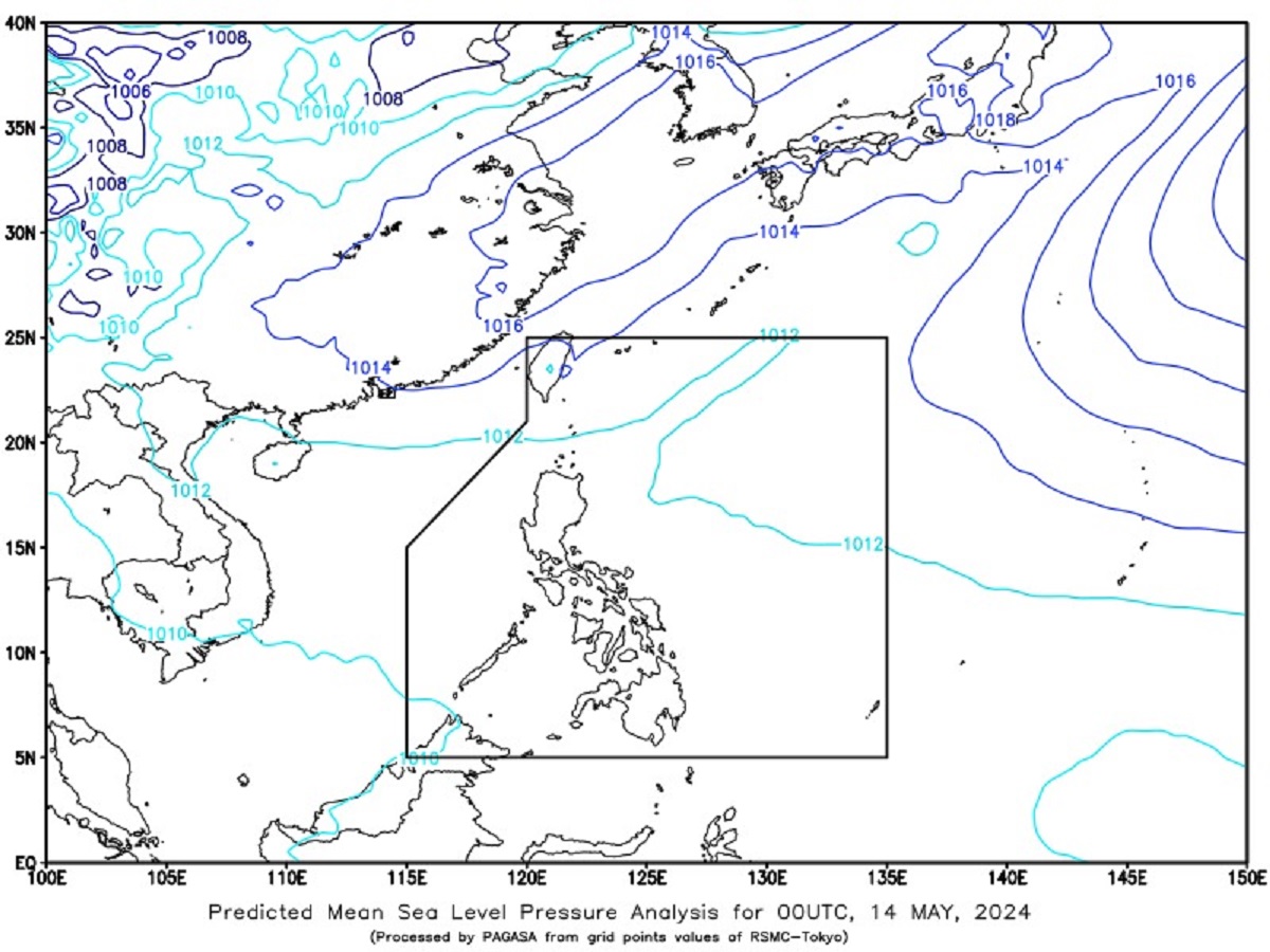 PAGASA: Thunderstorms, rainshowers over PH due to easterlies, frontal system