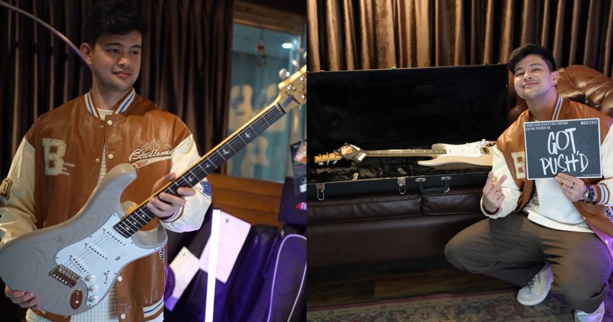 Rayver Cruz gets the same guitar model as John Mayer