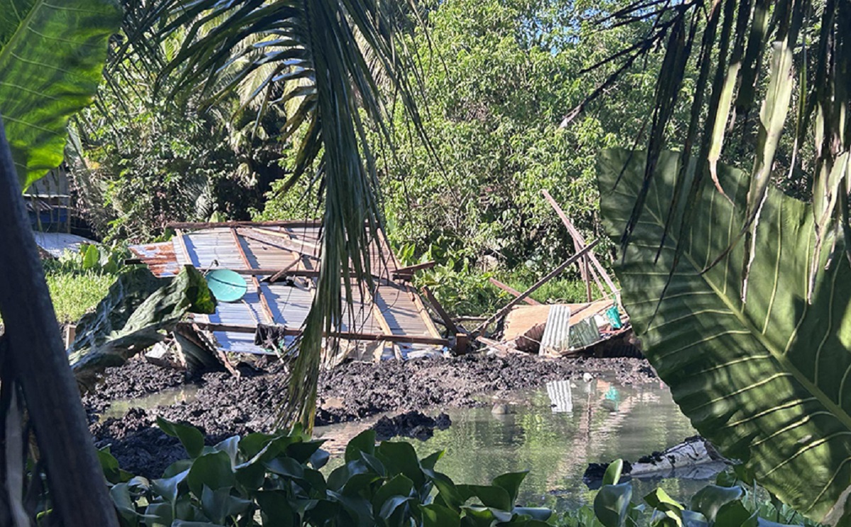 Landslide displaces over 200 families in Surigao del Norte