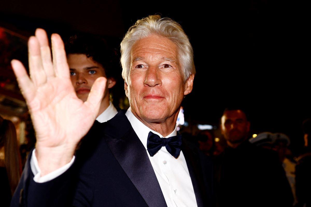 Richard Gere on the red carpet at 77th Cannes Film Festival