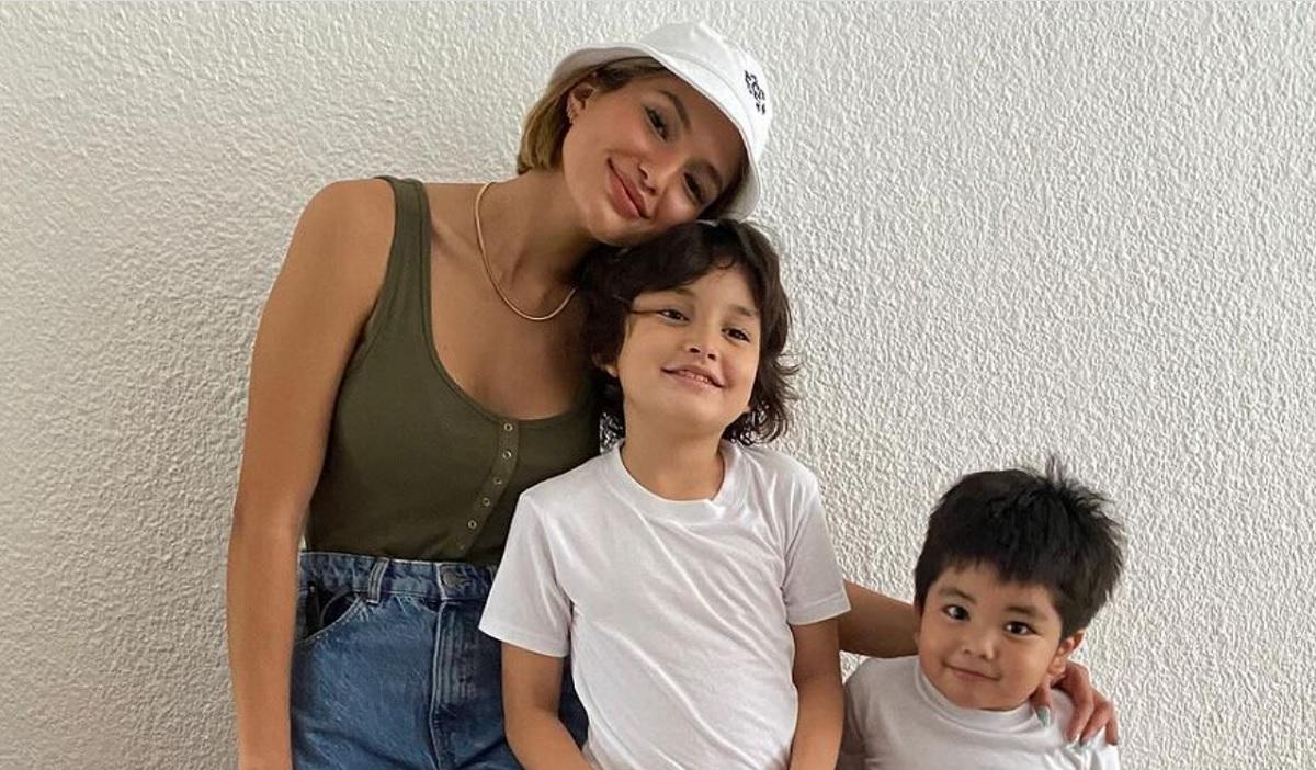 Sarah Lahbati spends quality time with kids Zion and Kai in Bohol