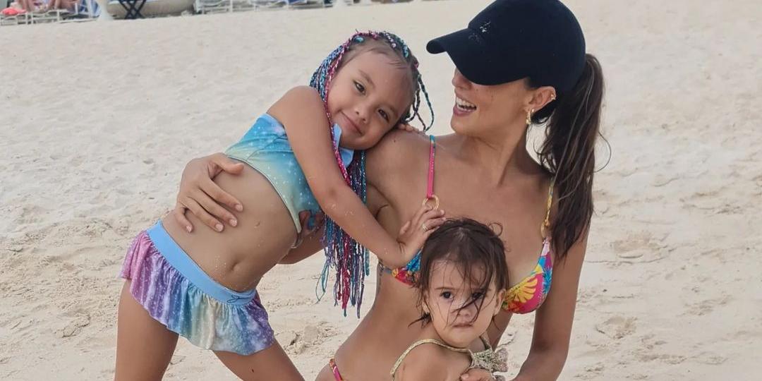 Solenn Heussaff takes daughters Thylane, Maëlys to a Boracay beach trip