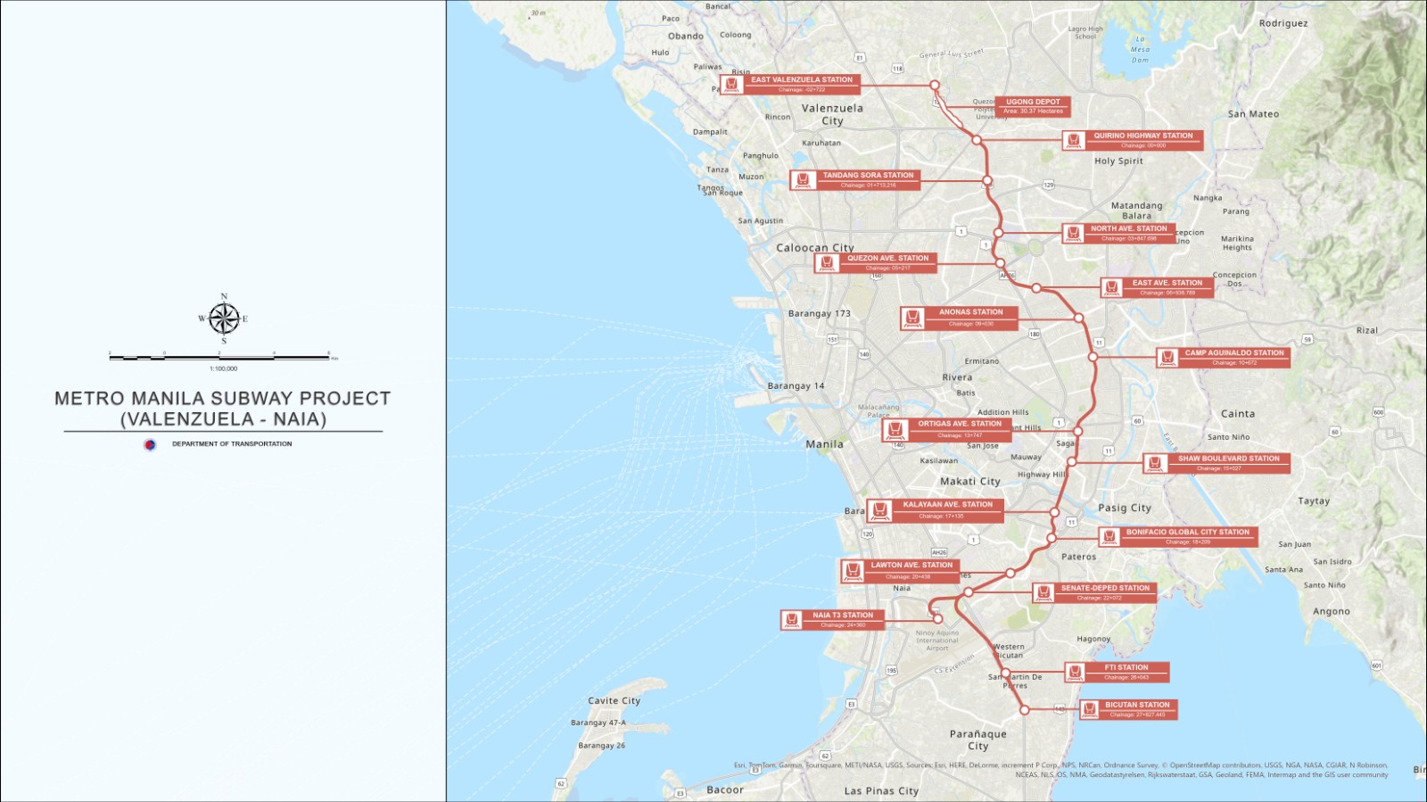 The Metro Manila Subway Project is expected to operate fully in 2029.