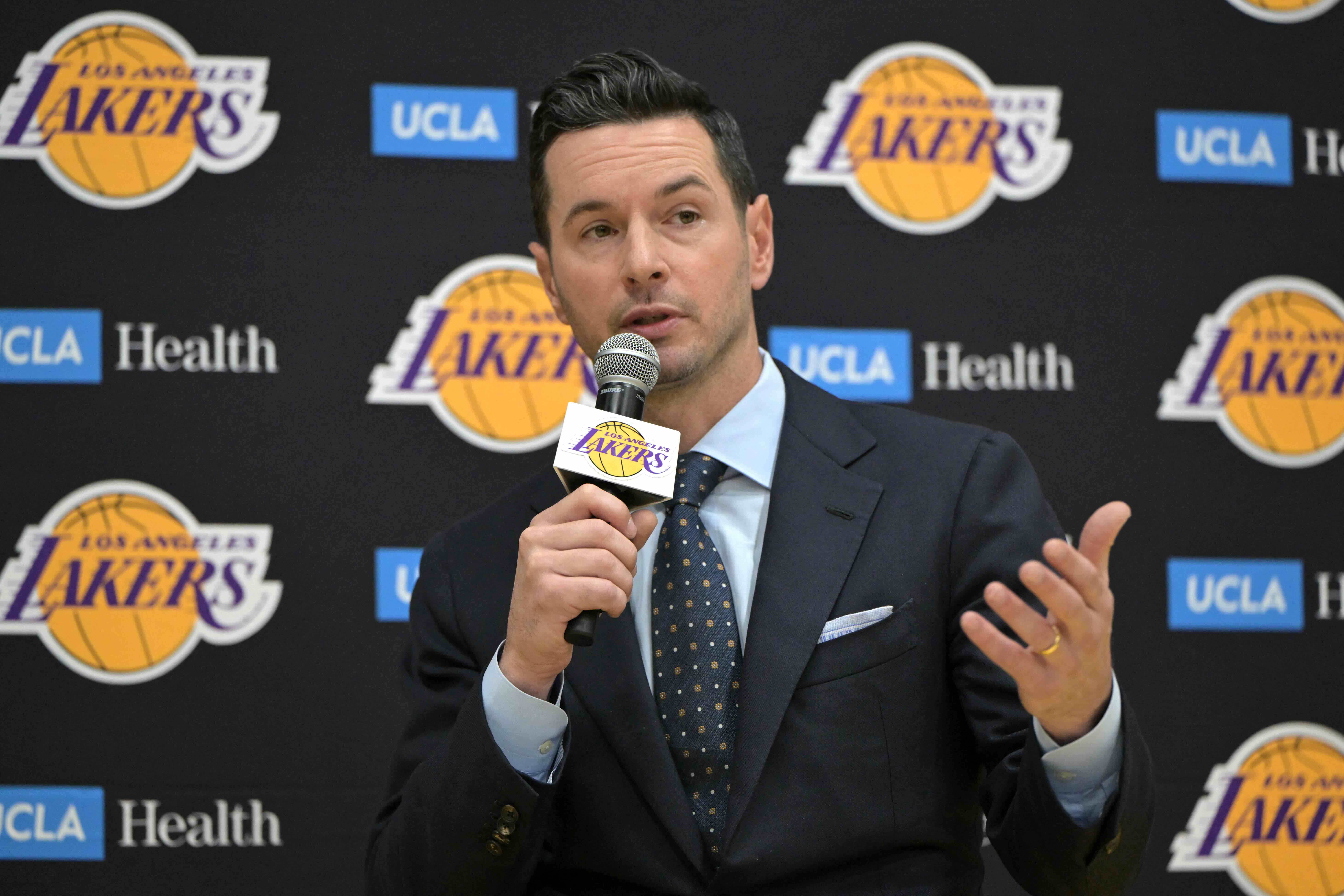 JJ Redick took the reins of the Los Angeles Lakers on Monday