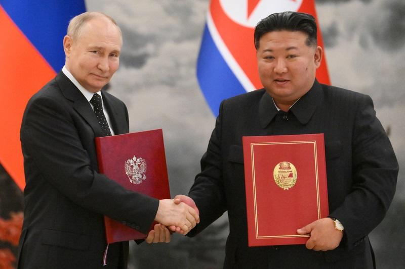 Russia's Putin and North Korea's Kim sign mutual defense pact