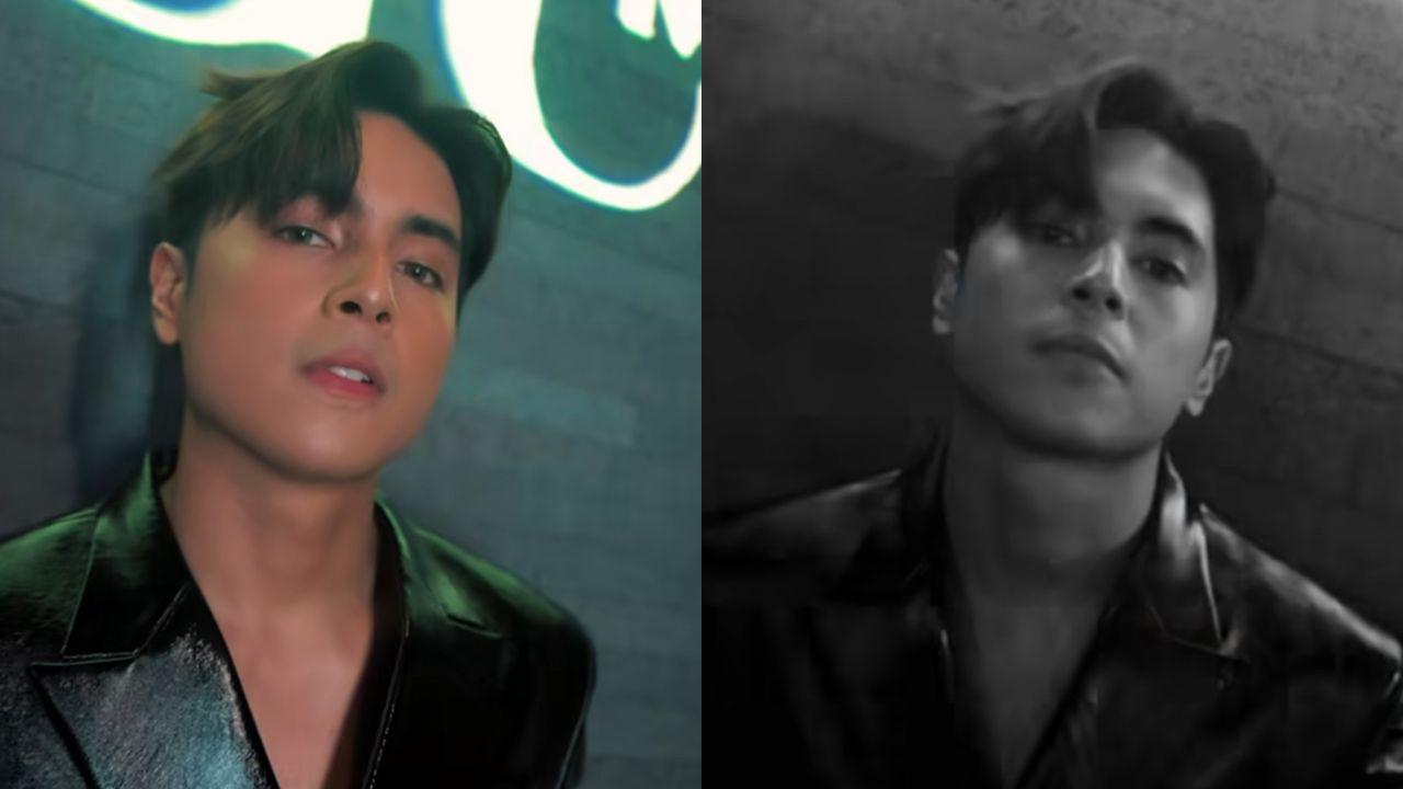 Miguel Tanfelix rocks a leather suit at Vogue Man Philippines launch