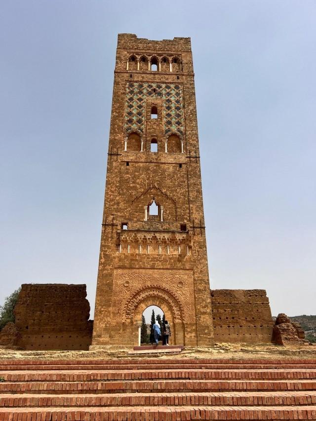 People visit the historic Mansourah Mosque in Tlemcen Province, Algeria May 24, 2024. REUTERS/ Abdelaziz Boumzar