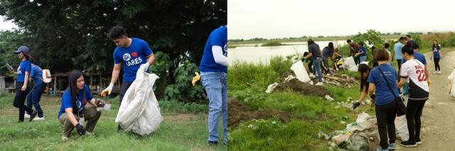 The area of Centro 10-Tanza-Caggay get cleaned by volunteers from SM City Tuguegarao & SM Center Tuguegarao Downtown