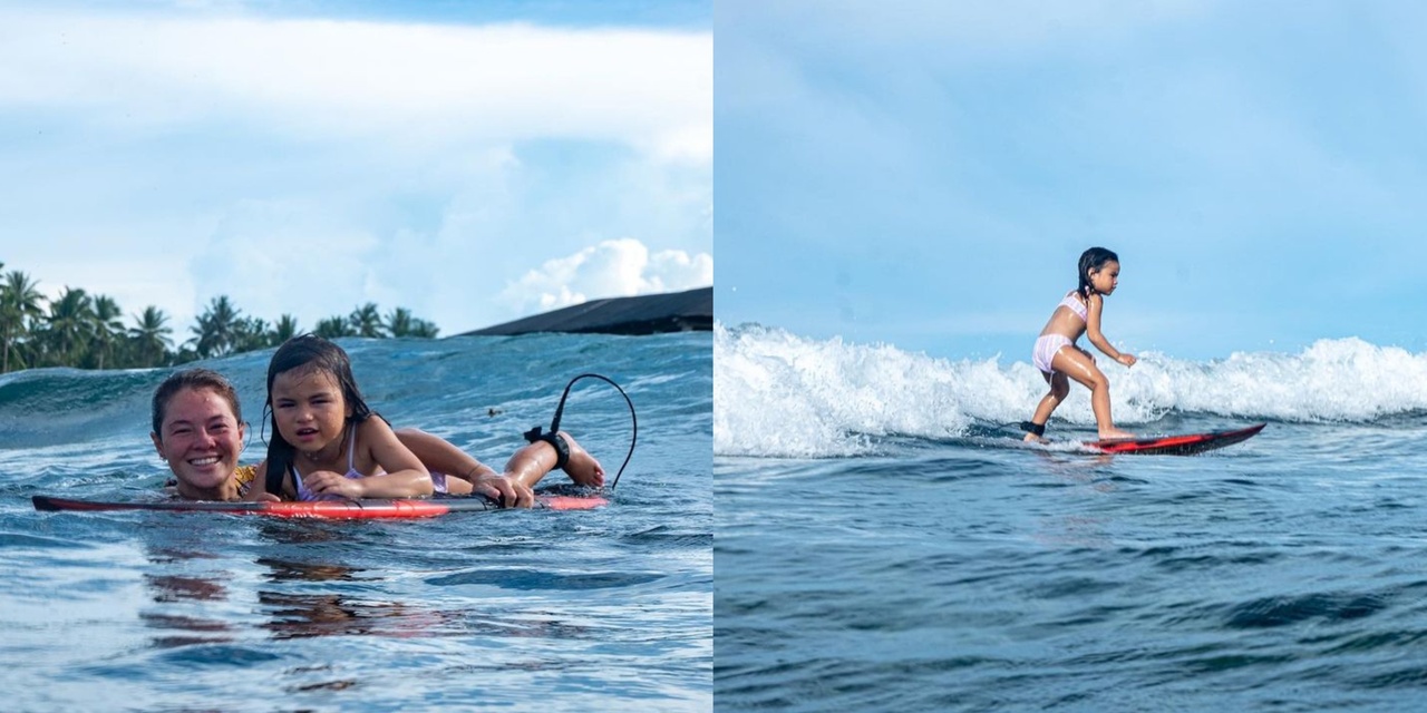 Andi Eigenmann’s daughter Lilo impresses with latest surfing photos