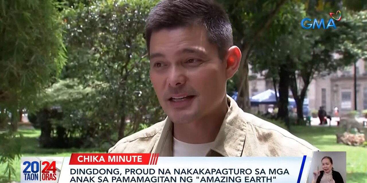 Dingdong Dantes is proud 'Amazing Earth' inspires people to care for environment