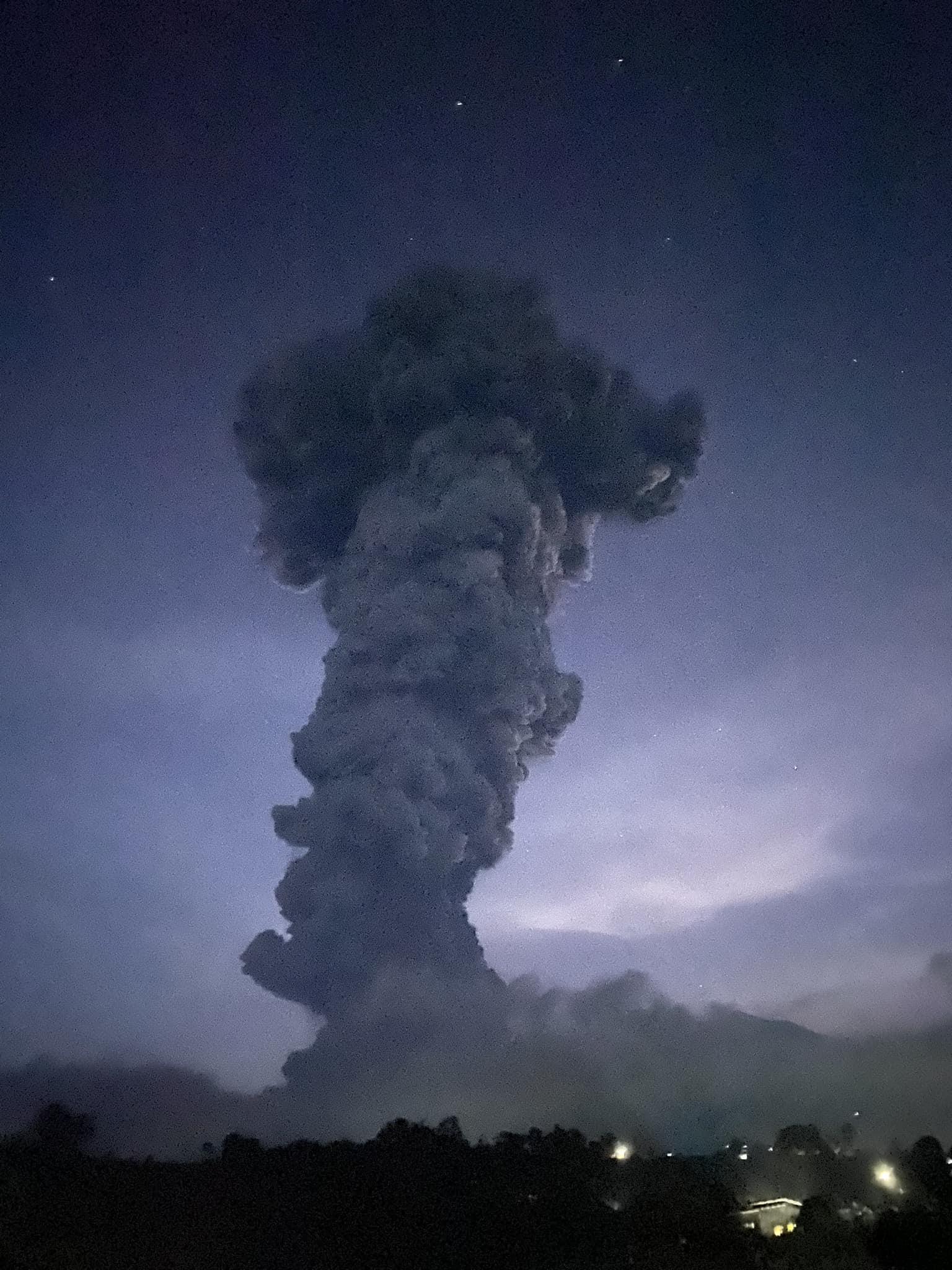 Kanlaon Volcano eruption Canlaon City