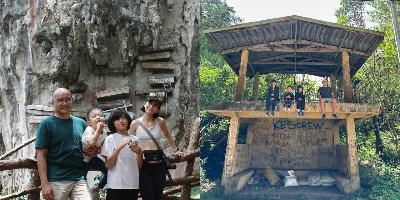 Rica Peralejo and family go camping, visit hanging coffins in Sagada