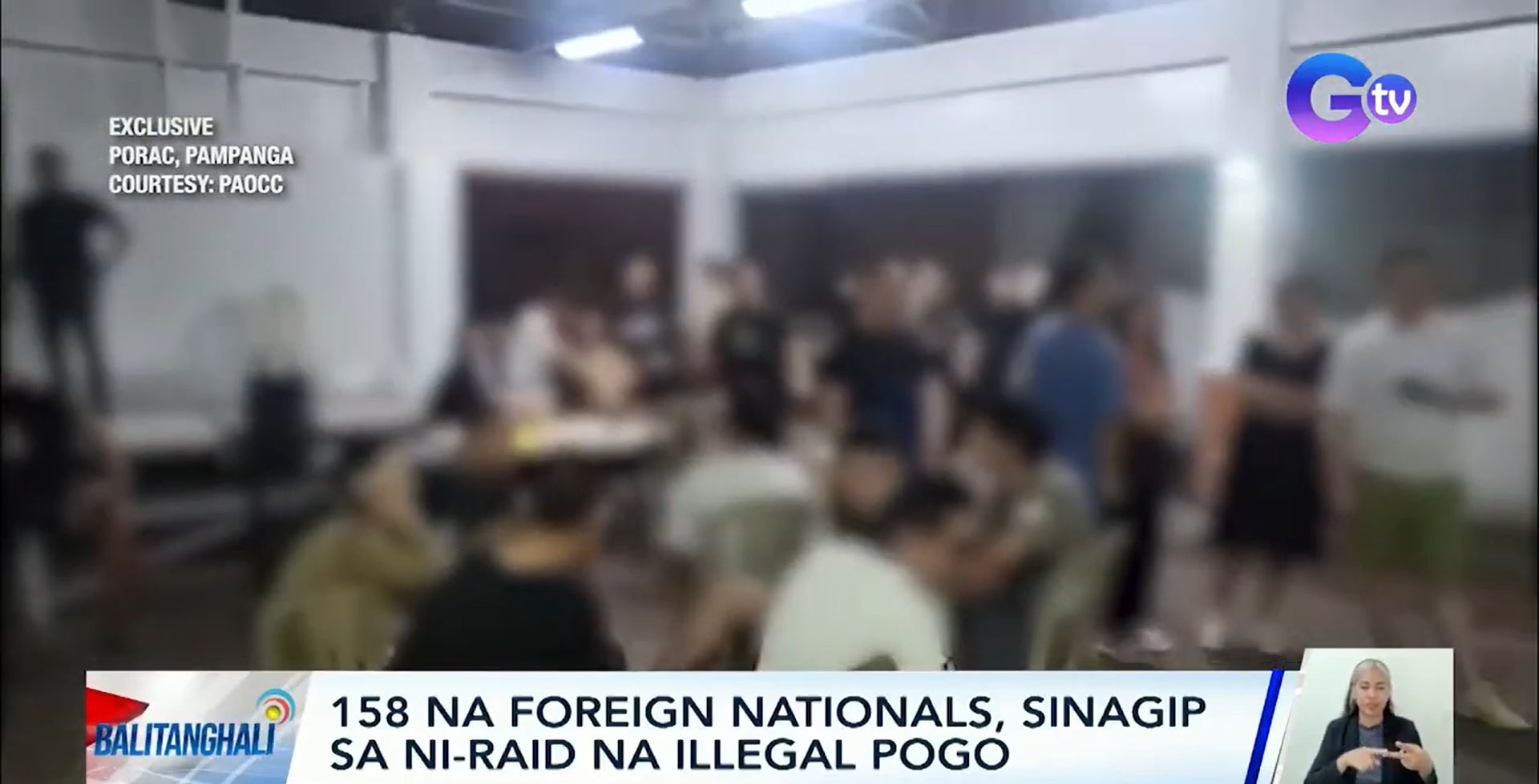 158 dayuhan, sinagip sa ni-raid na ilegal na POGO sa Pampanga
 thumbnail