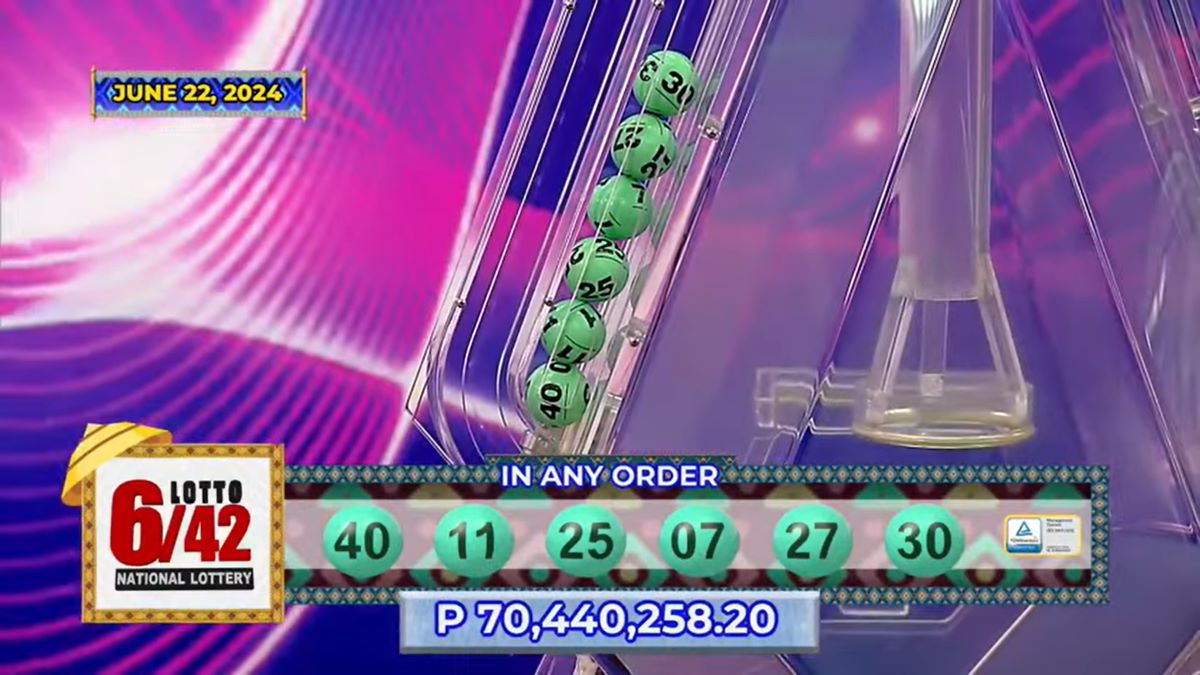 Lone bettor wins Lotto 6/42 jackpot worth P70.4M