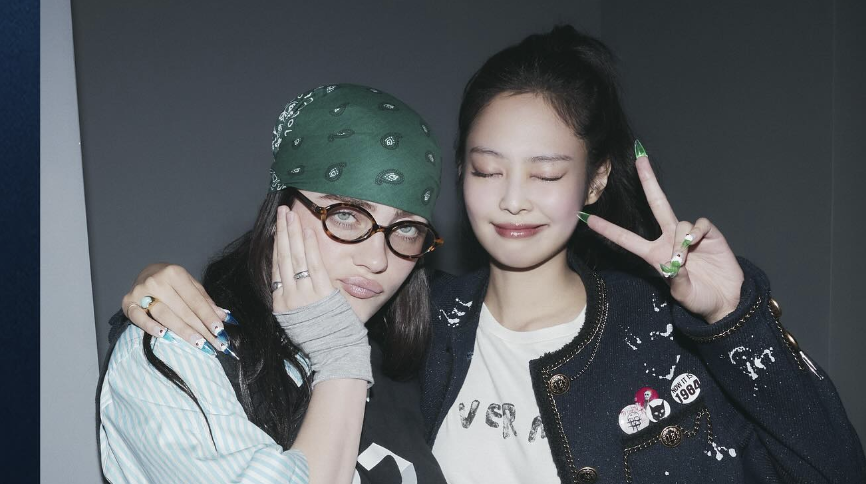 Billie Eilish and Jennie from Blackpink meet up in Seoul