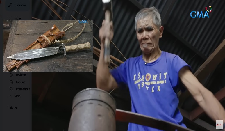 Isa sa pinakamatandang panday sa Ifugao, pinananatiling buhay ang tradisyon sa paggawa ng sandata thumbnail