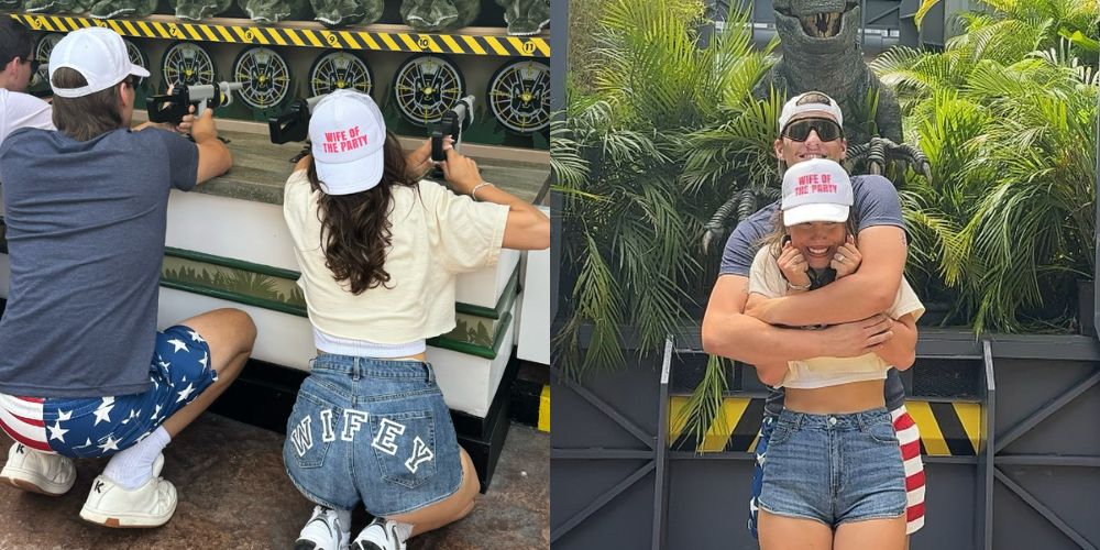 Millie Bobbie Brown flexes her wifey status at an amusement park date with Jake Bongiovi