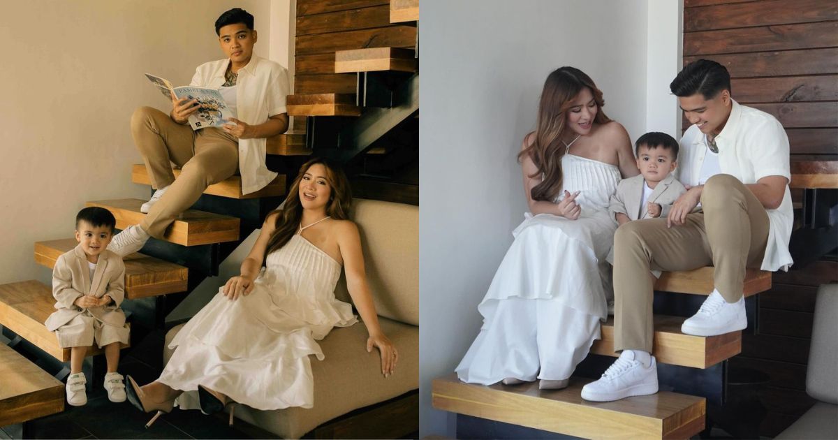 Angeline Quinto, husband Nonrev Daquina, son Sylvio are one happy family in new photos