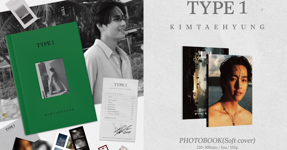 V of BTS to release photobook 'TYPE 1'