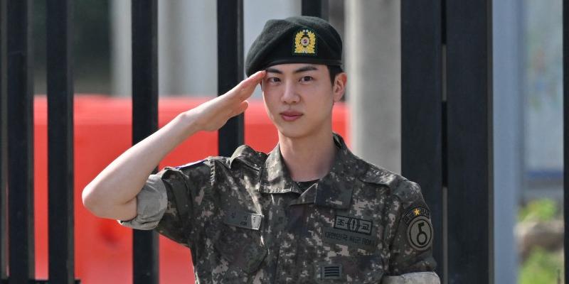 Jin of BTS discharged from military