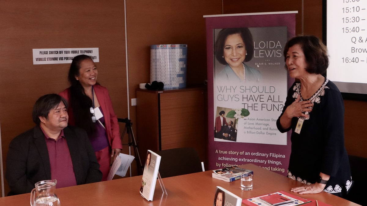 Fil-Am philanthropist Loida Nicolas Lewis to new OFWs in Europe: 'Don’t forget your heritage'
