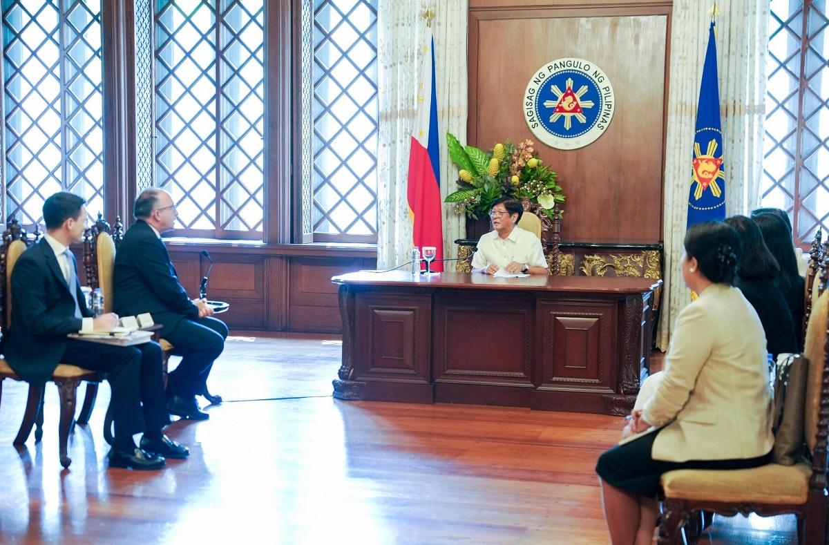 Marcos bids farewell to retiring Italian Ambassador
