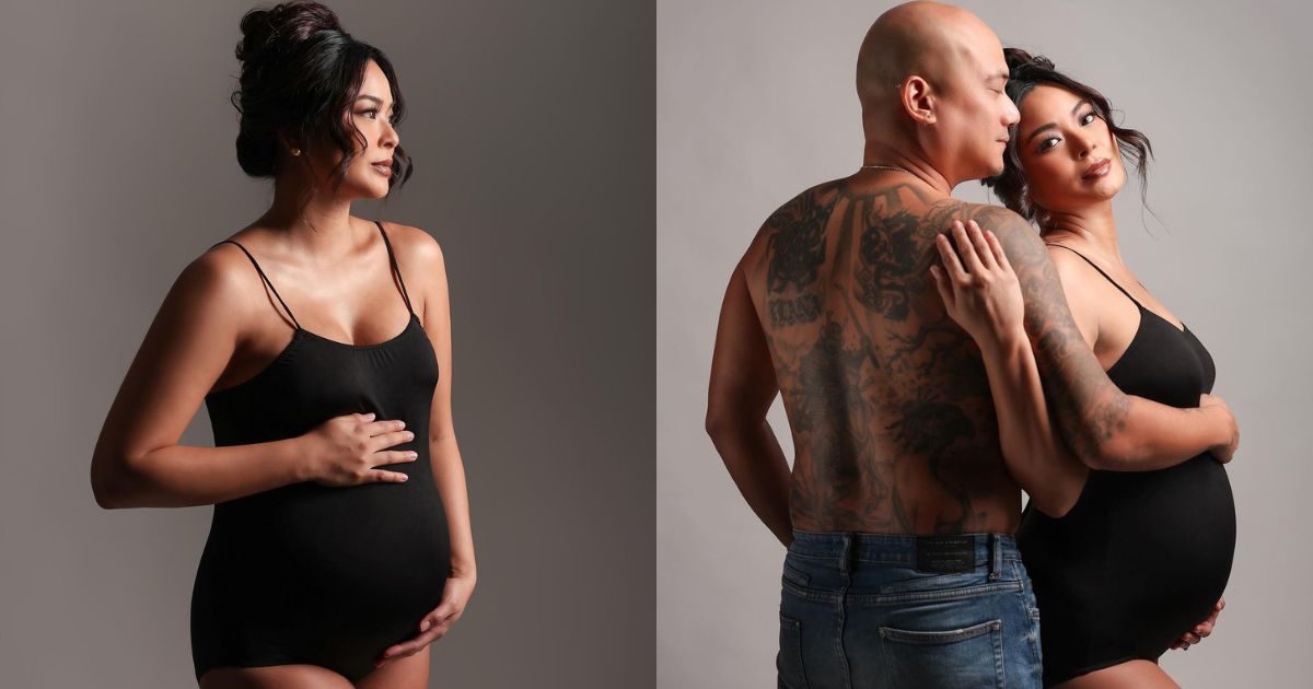 Maxine Medina shares maternity photos with husband Timmy Llana