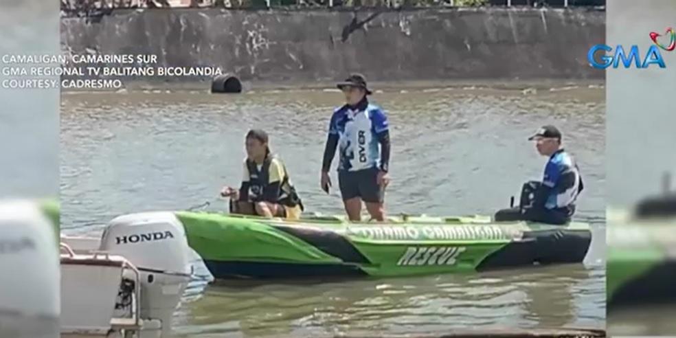 Search team para sa batang lalaking nahulog sa Bicol River