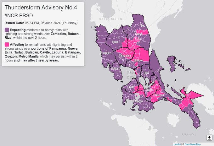 Parts of NCR, 8 provinces experience heavy rains Thursday | GMA News Online