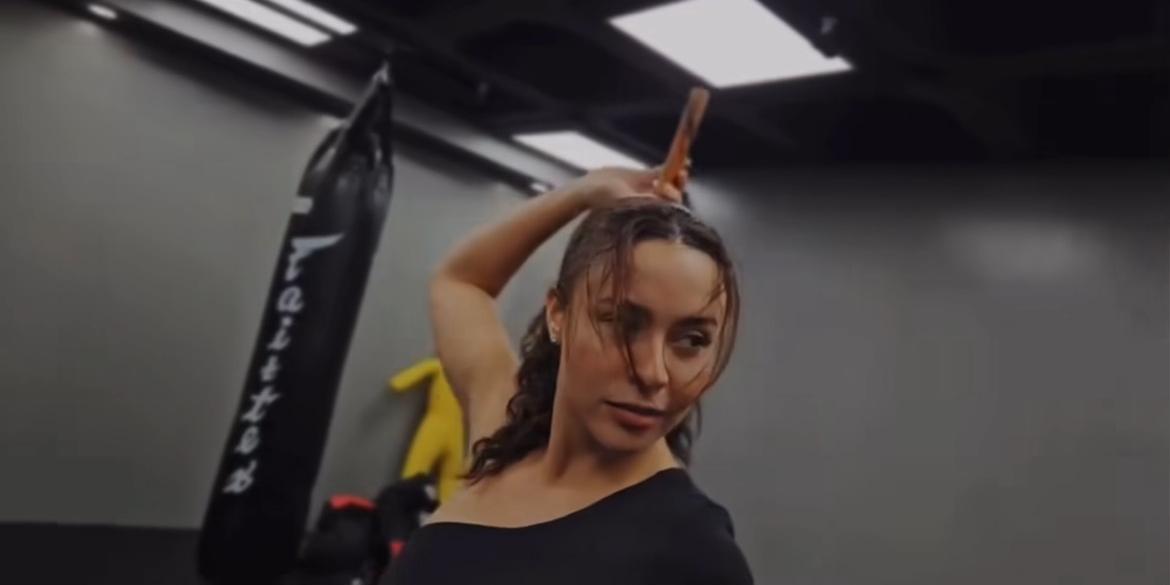 Yassi Pressman is the coolest fighter in training video