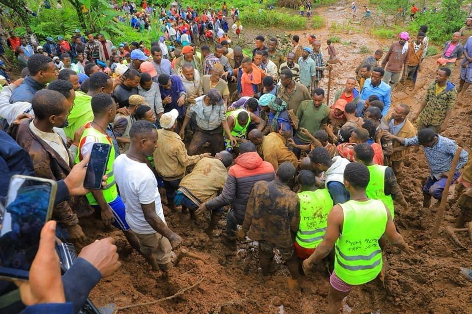 Death toll from Ethiopia landslides could jump to 500, UN says
