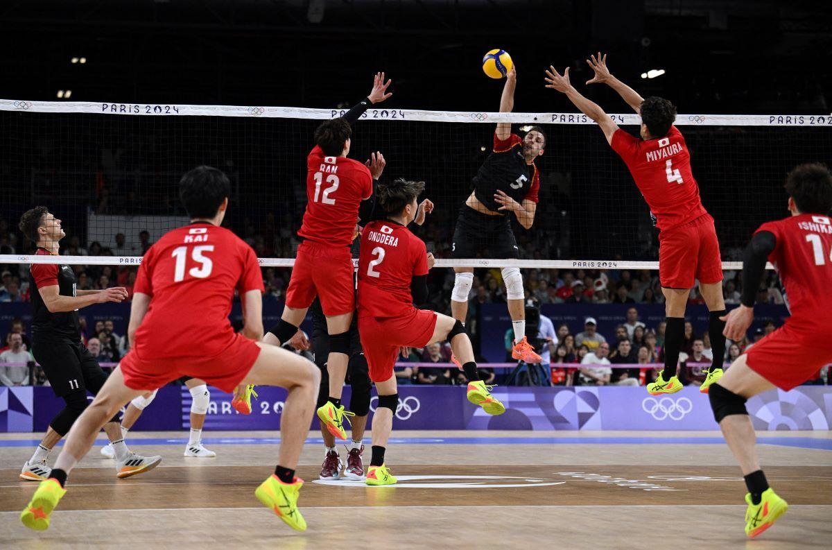 2024 Paris Olympics men's volleyball Germany defeats Japan Photos