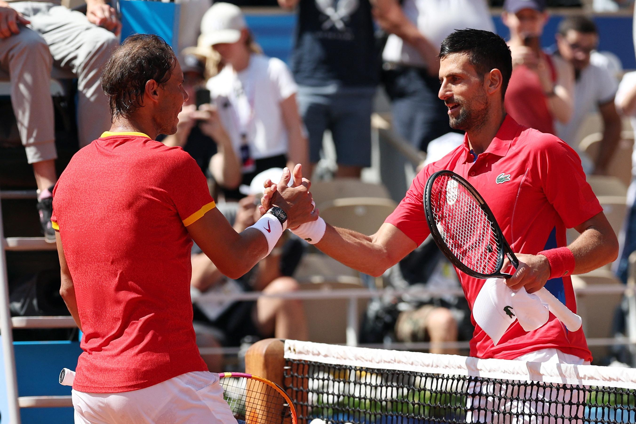 Paris Olympics: Novak Djokovic and Rafael Nadal