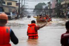 Flooding in Marikina due to Super Typhoon Carina