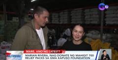 Marian Rivera at Dingdong Dantes, nag-donate ng higit 700 relief packs para sa mga nasalanta ng Bagyong Carina, Habagat 
 thumbnail