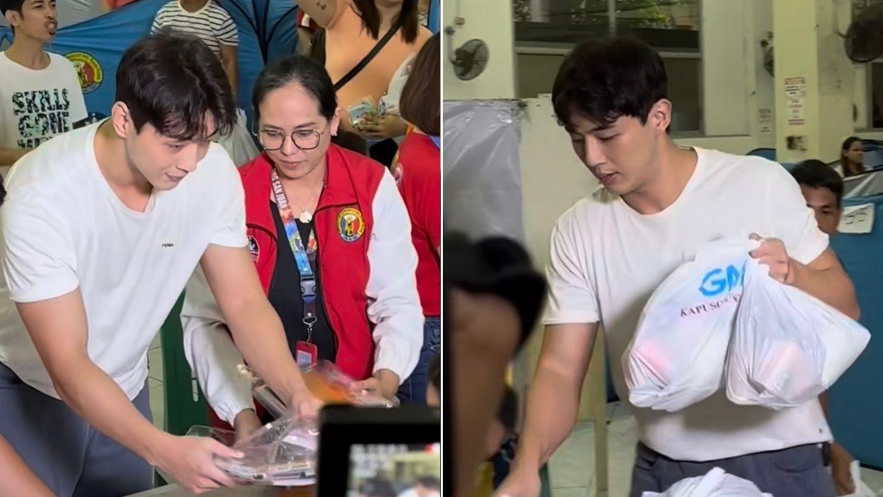 Kim Ji Soo joins GMA Kapuso Foundation's relief efforts for Typhoon Carina victims