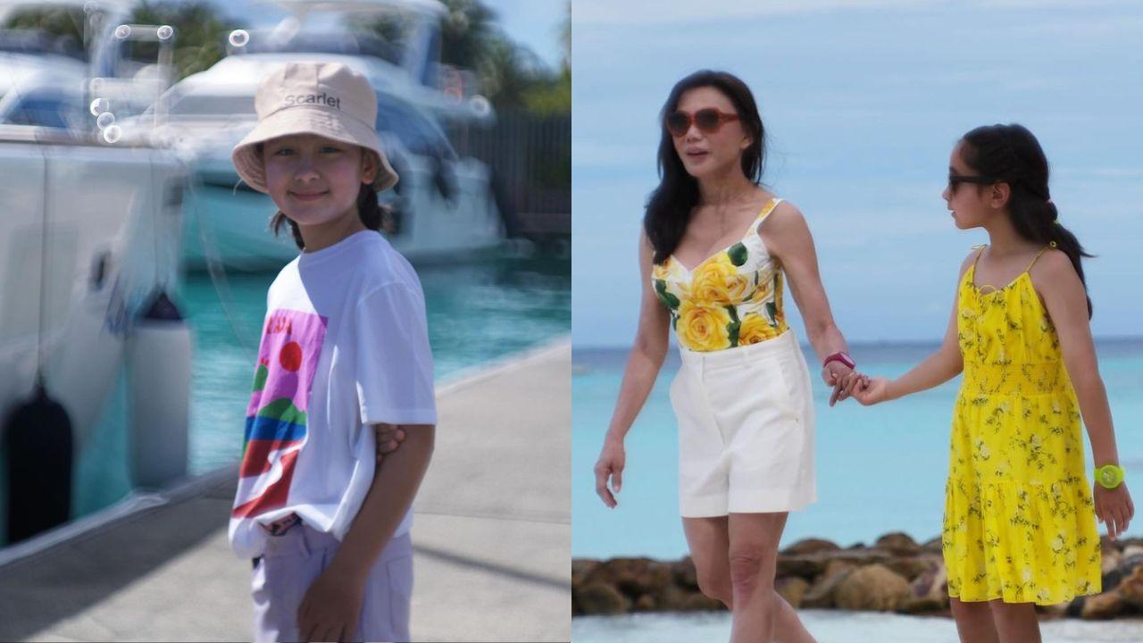 Vicki Belo, Hayden Kho take daughter Scarlet Snow to Maldives before school starts