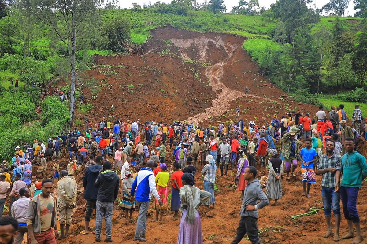Death toll from Ethiopian landslides rises to 157, official says