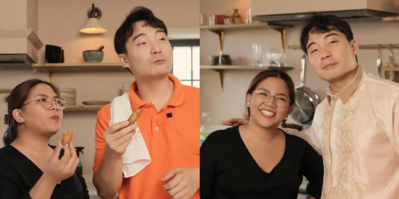 'Lumpia Queen' Abi Marquez collabs with Uncle Roger for a lumpia cooking video