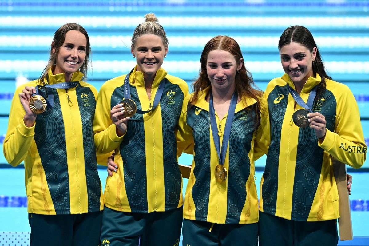 2024 Paris Olympics: Australia 4x100m women's swimming