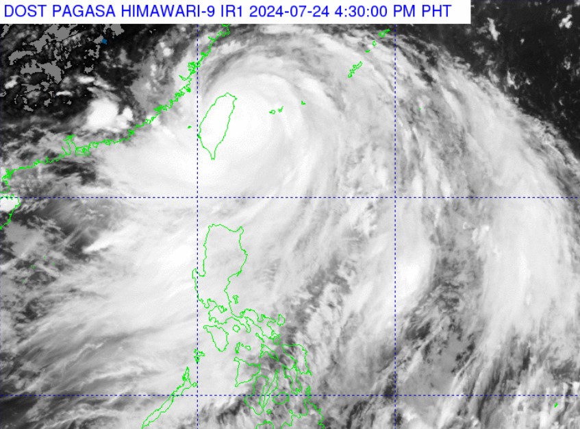 PAGASA Carina a super typhoon PAGASA Carina a super typhoon