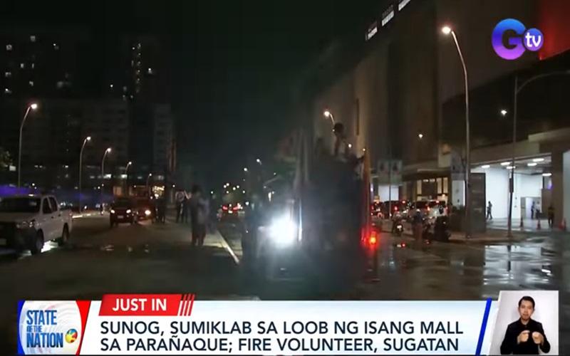 Fire hits shopping mall in Parañaque City | GMA News Online